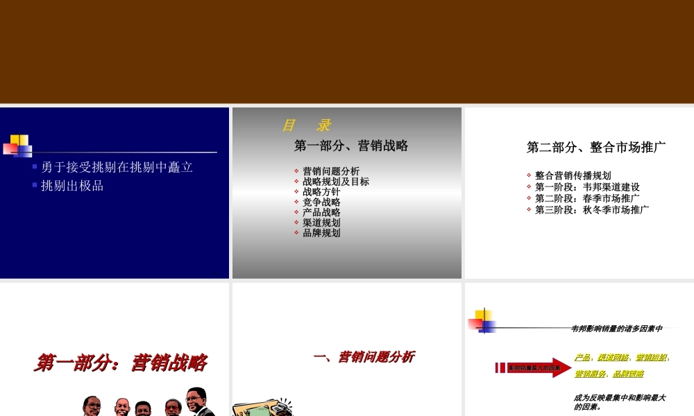《韦邦民用家具营销战略与区域市场推广方案》(128页)