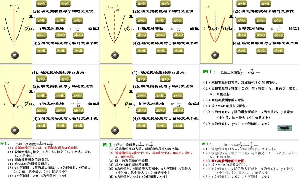 二次函数复习