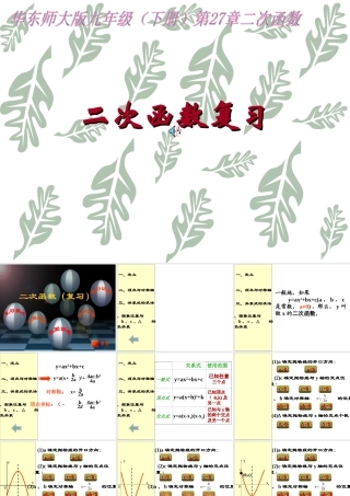 二次函数复习