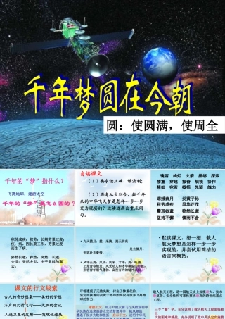 (人教新课标)六年级语文课件-千年梦圆在今朝-(2)