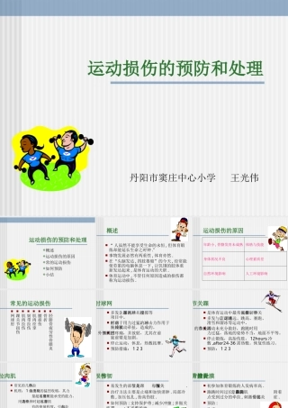 运动损伤的预防和处理
