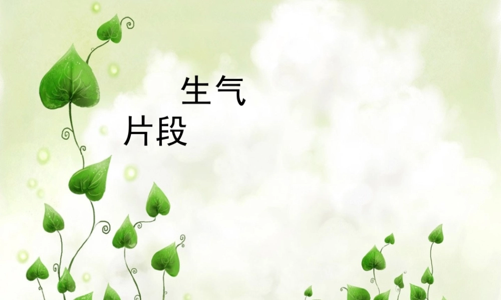 《生气的故事》改