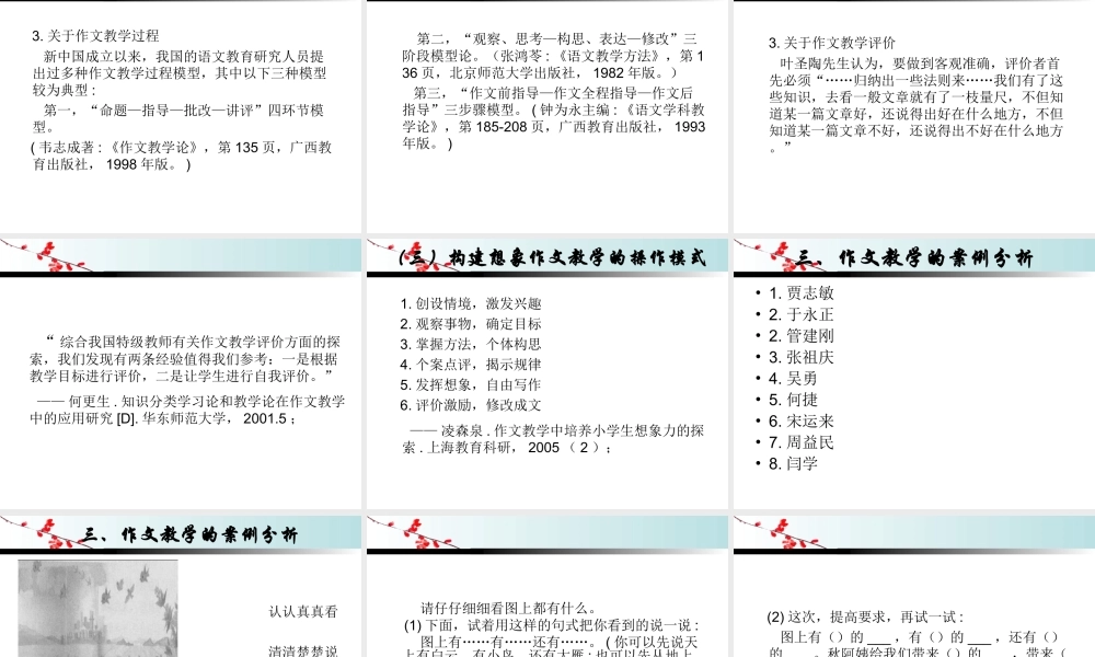 作文教学的实施与案例分析