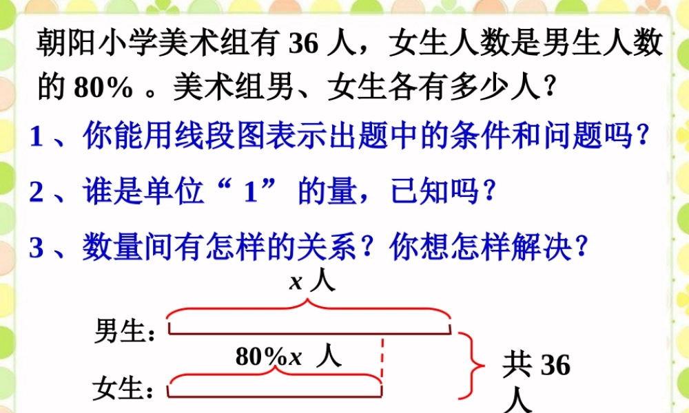 美术组男生女生-解决问题