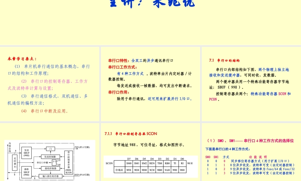 单片机的串行口