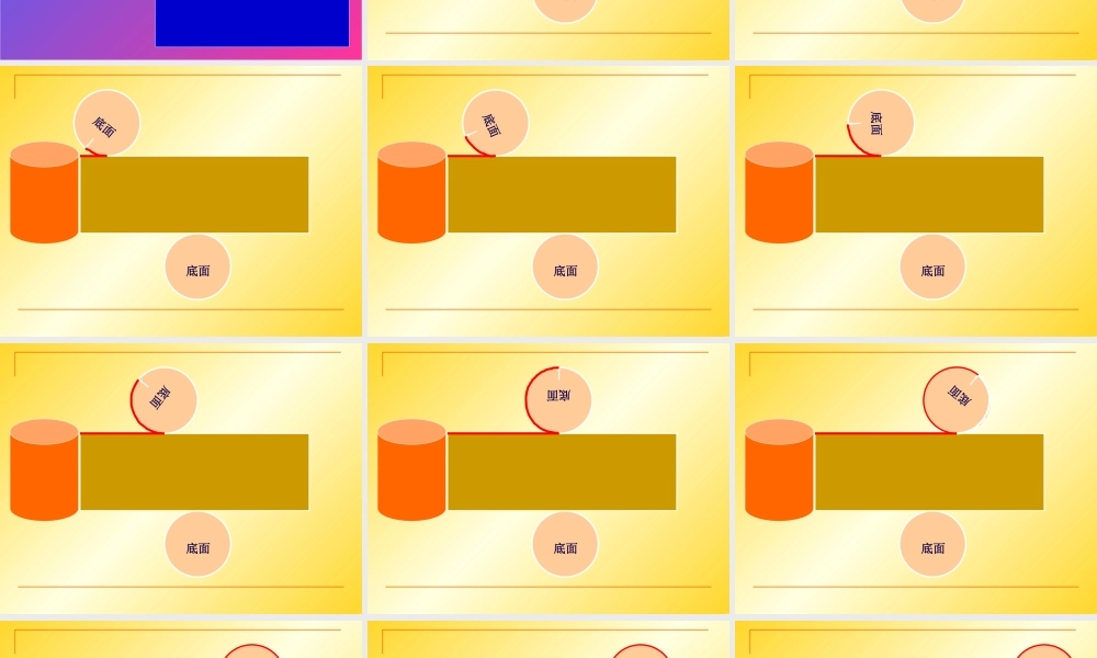 圆柱的表面积。张文明