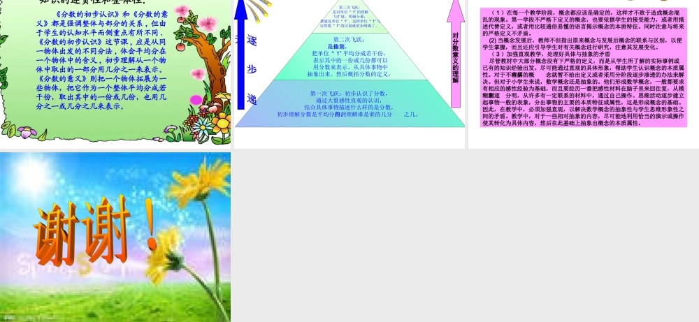 分数认识及意义教材分析定