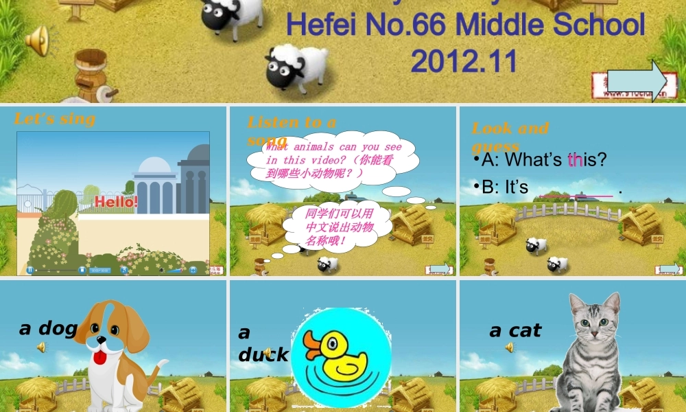 Unit4WeloveanimalstalkA