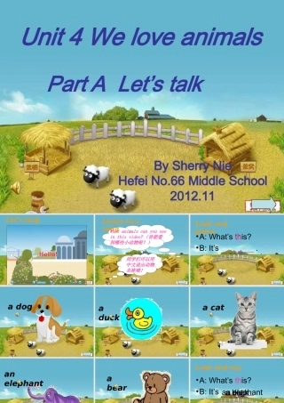 Unit4WeloveanimalstalkA