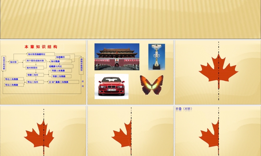 新人教版八年级上《轴对称》ppt课件【41页】