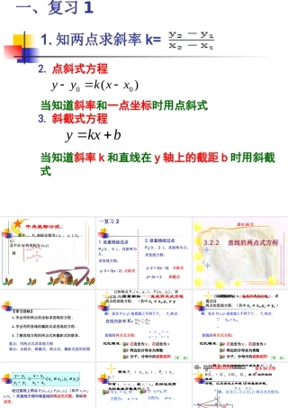 3.2.2直线的两点式方程