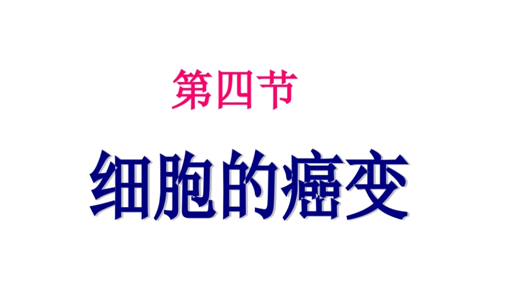 6.4《细胞的癌变》课件7