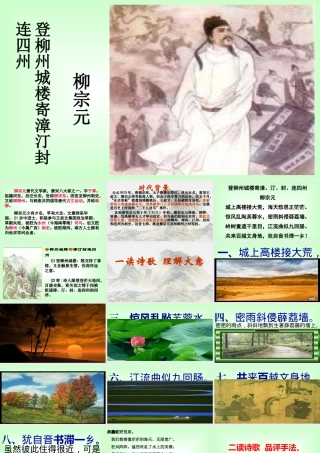 登柳州城楼寄漳、汀、封、连四州-(2)