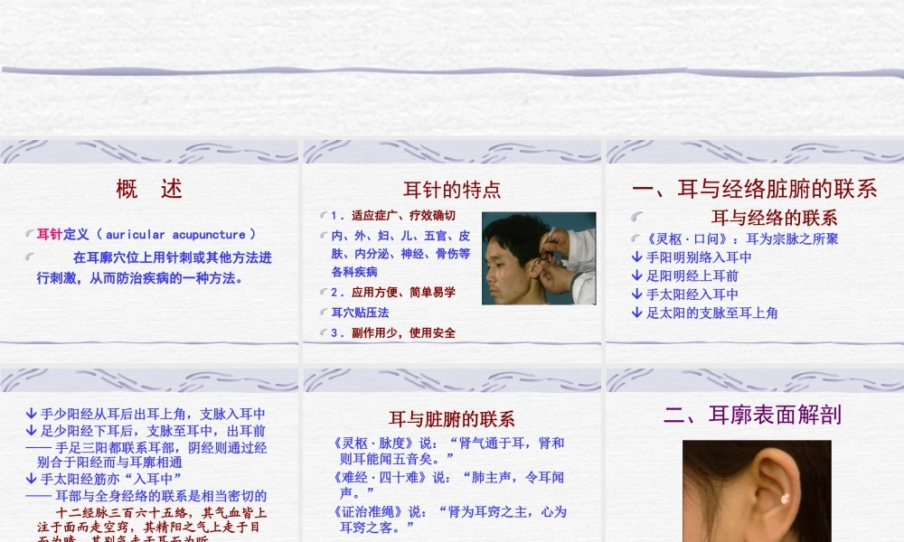 《耳针疗法》课件