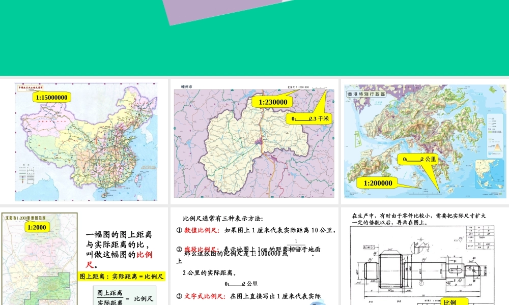《比例尺》教学课件