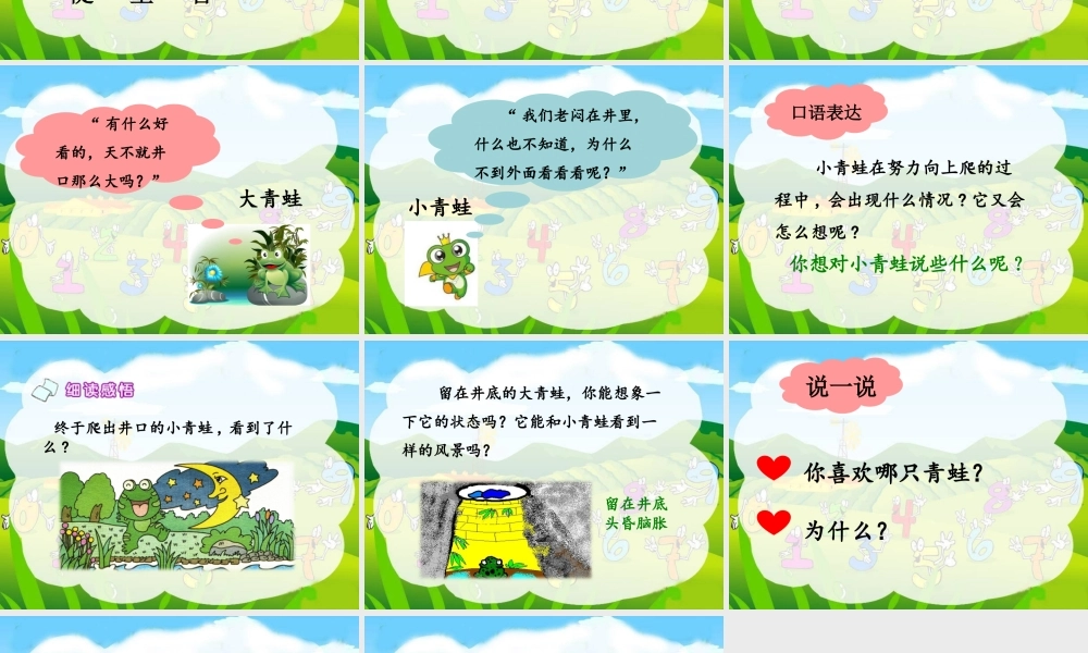 《两只青蛙》课件1