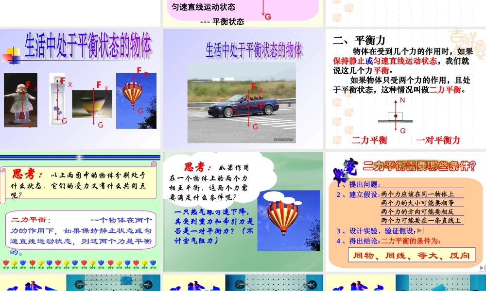 六、二力平衡