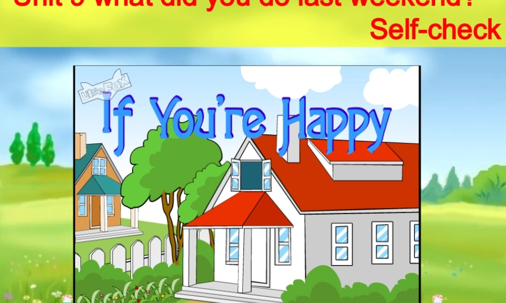 What-did-you-do-last-weekend-self-check