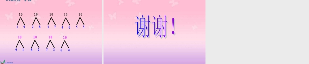 小学数学人教2011课标版一年级一年级数学上册分与合PPT