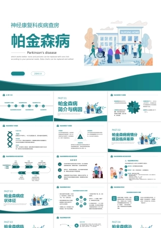 神经康复科疾病查房-帕金森病