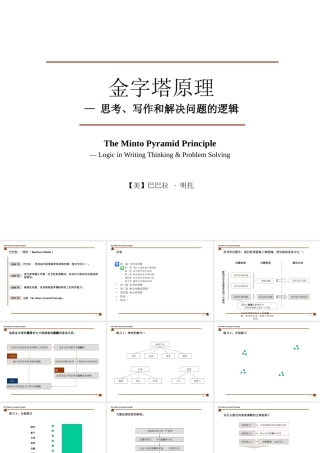 金字塔原理-麦肯锡经典大全
