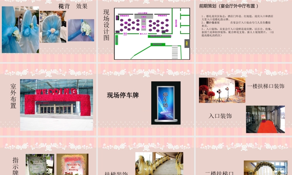 《婚礼活动策划方案》课件