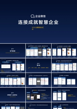 企业微信功能介绍V3.0(增量版)