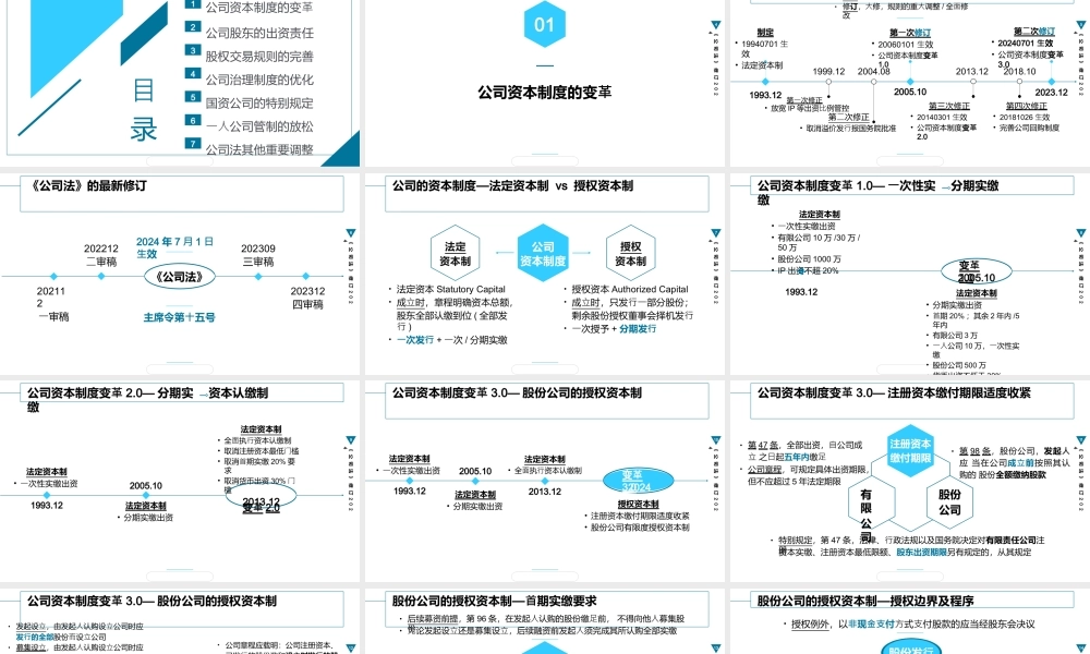 公司法修订2024解读