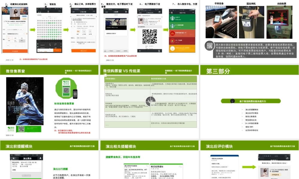 智慧剧院微信票务系统解决方案