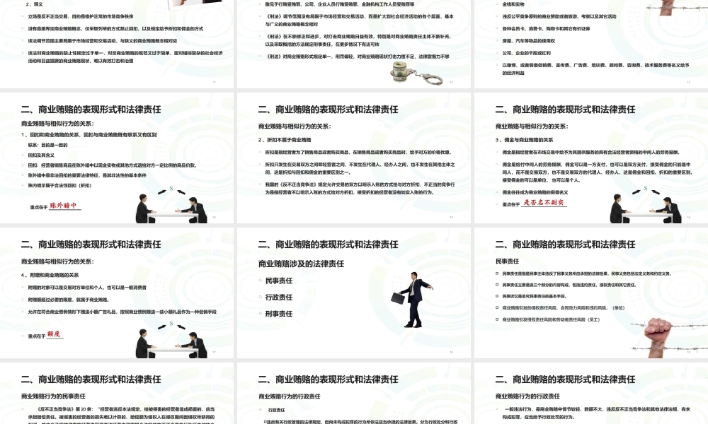 反商业贿赂专题培训