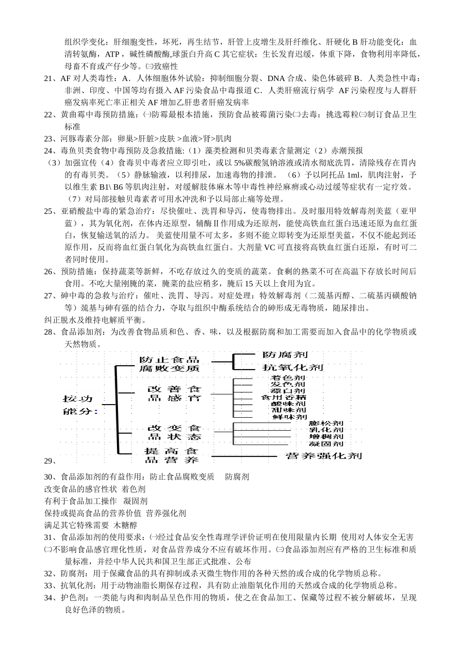 兽医专业课程：动物食品卫生学讲义-考前复习_第2页