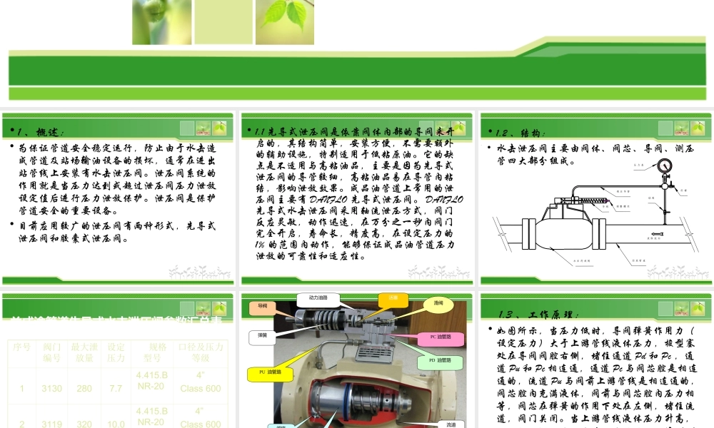 水击泄压阀课件