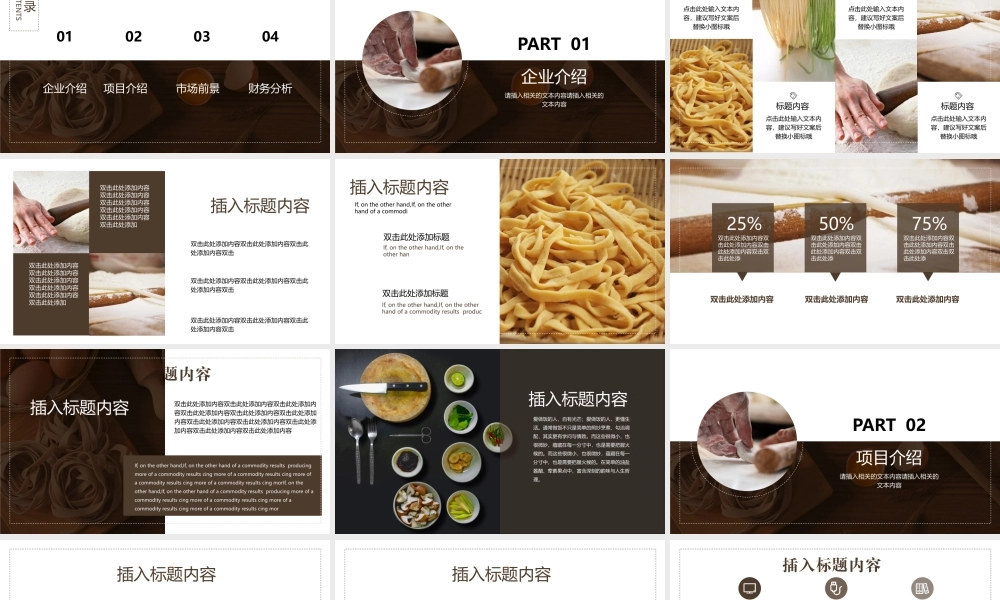 面条企业介绍模板