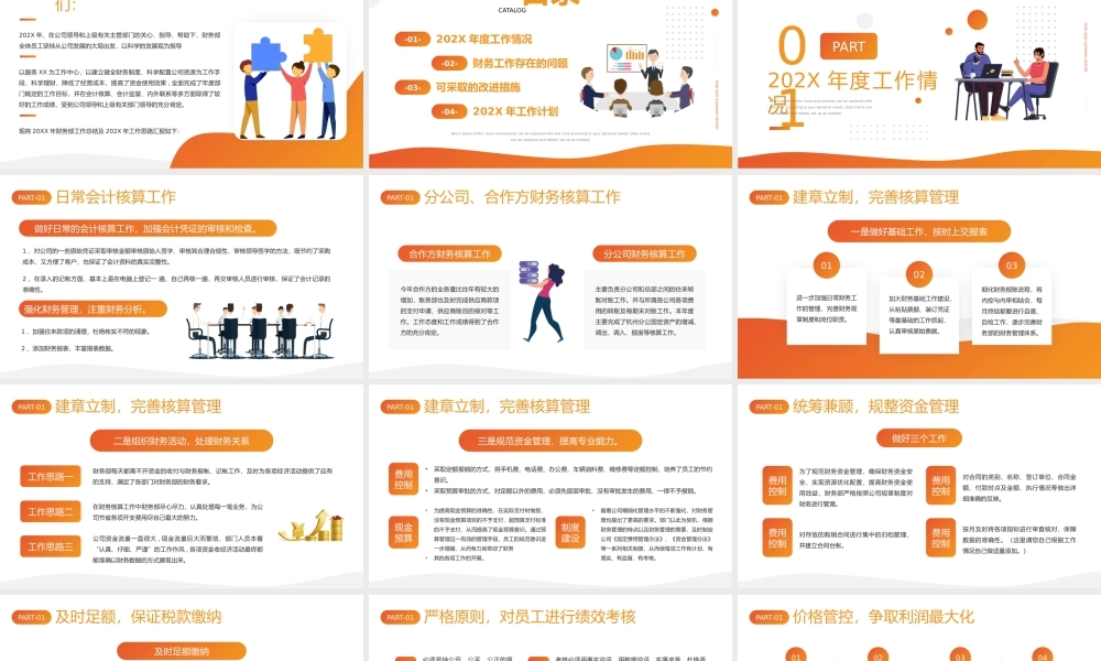 财务部年终总结报告