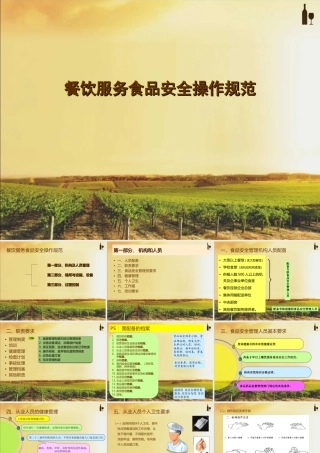 餐饮服务食品安全操作规范