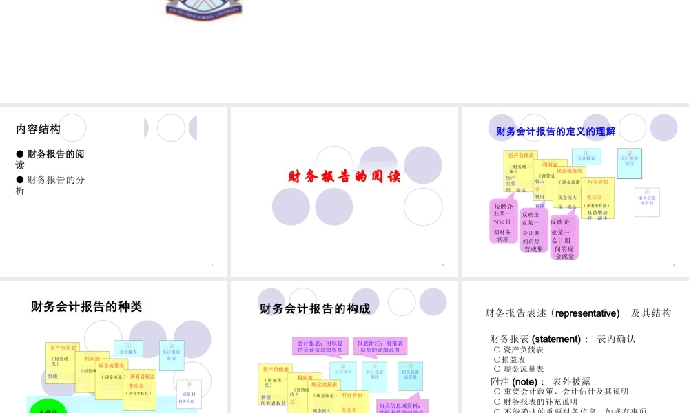 财务报告的阅读与分析