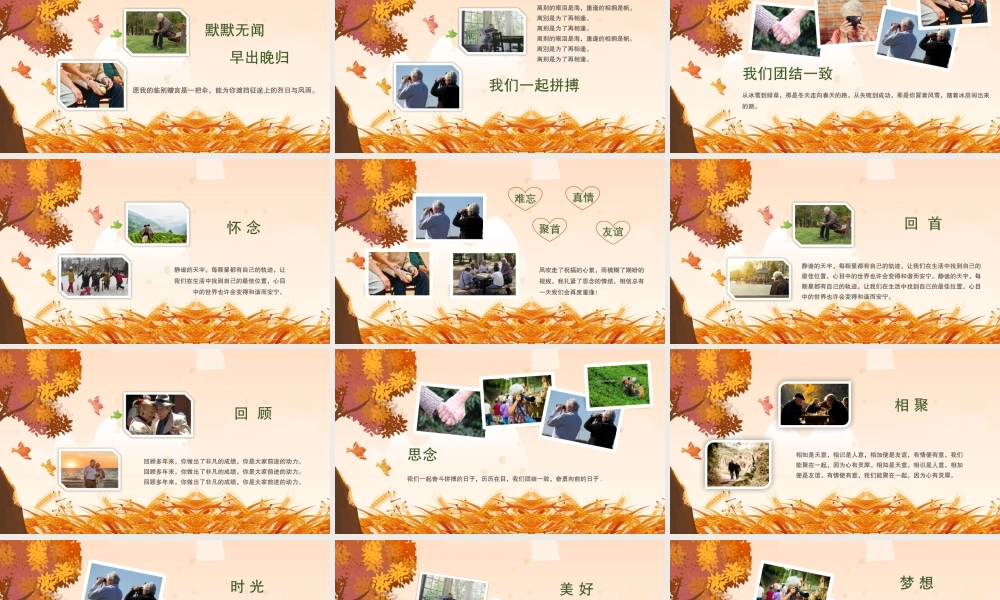 岁月如歌  情怀依旧-退休欢送会