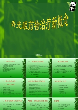 《青光眼治疗》课件
