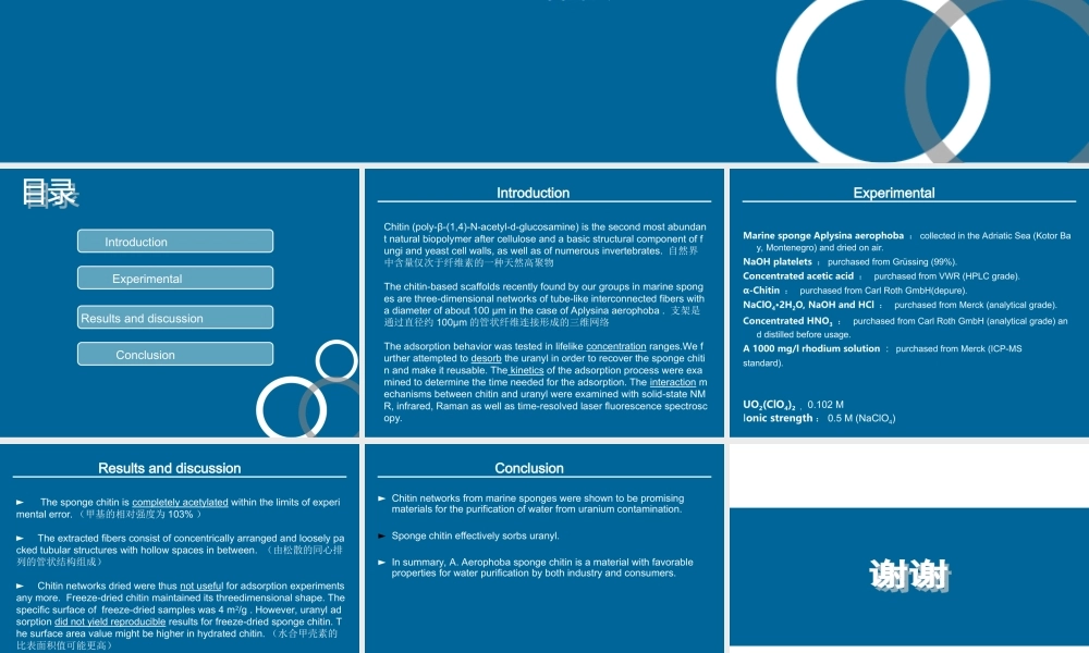 文献汇报PPT模版