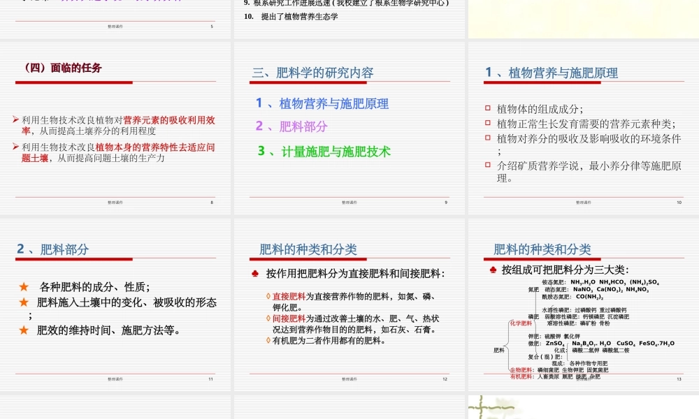 《植物营养与施肥》课件