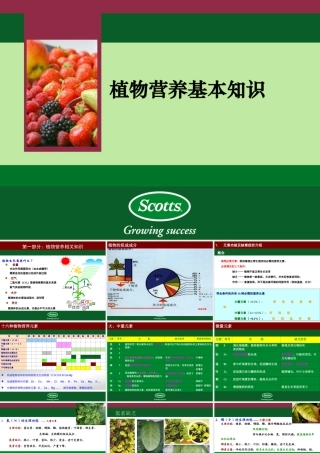 植物营养知识