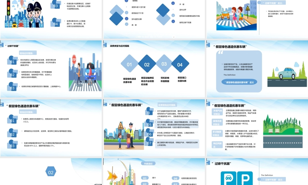 高速公路收费员业务培训
