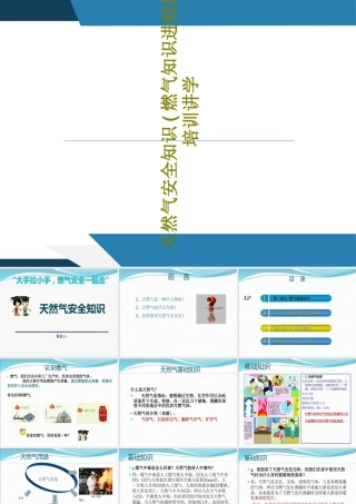 天然气安全知识(燃气知识进校园)培训讲学