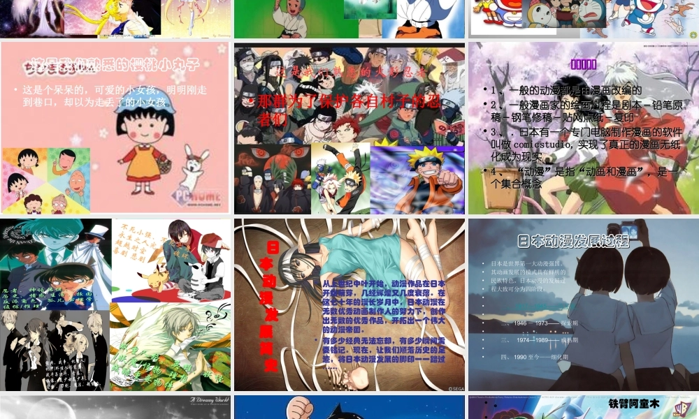 日本动漫介绍