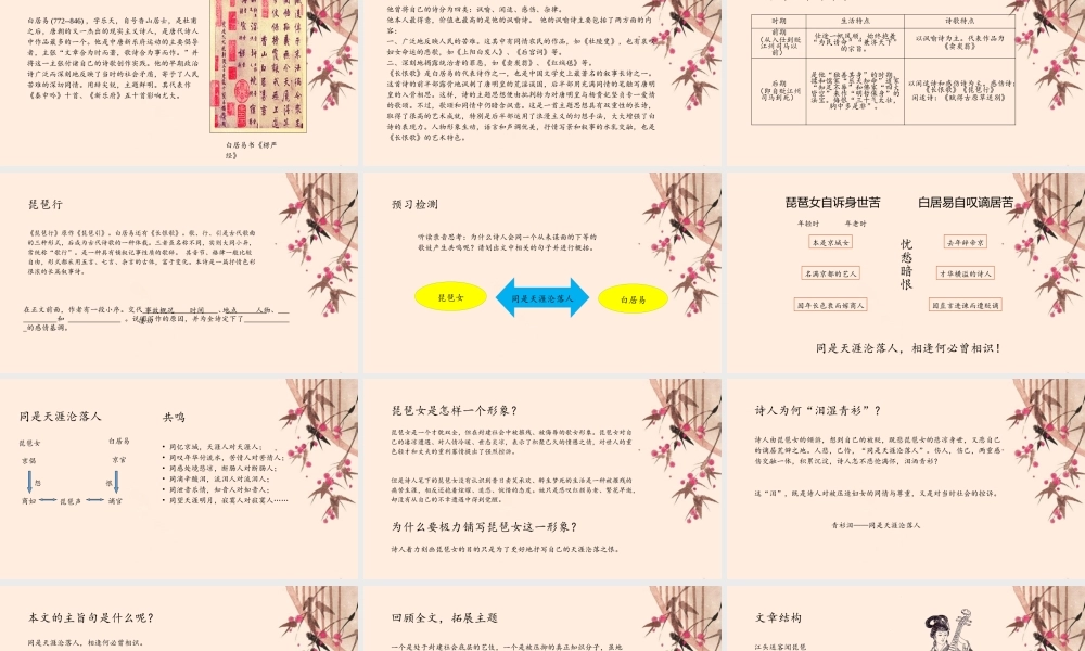 琵琶行课件完整