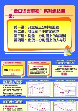 盘口语言解密[初级版]