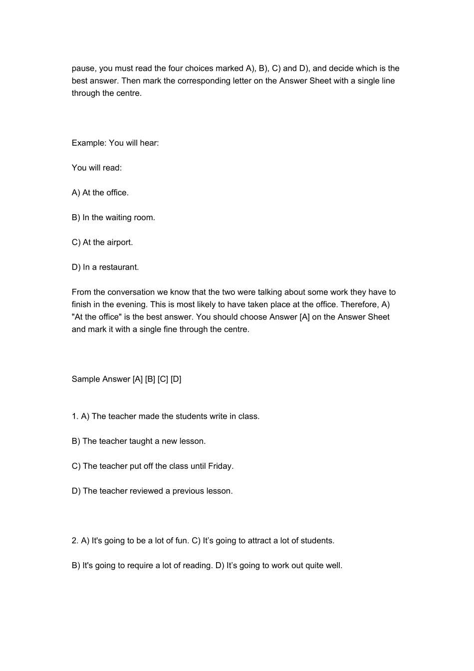 湖南省成人本科学士学位英语考试考题完整_第2页