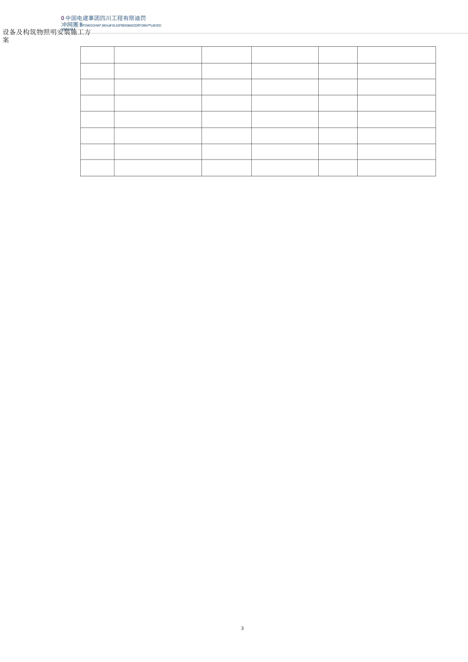 设备及构筑物照明安装作业指导书_第2页