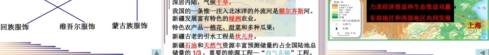 八年级地理下册第五章中国的地理差异(四大地理区域)复习课件