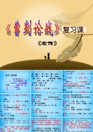 九年级语文下册 22(曹刿论战)课件2 (新版)新人教版 课件